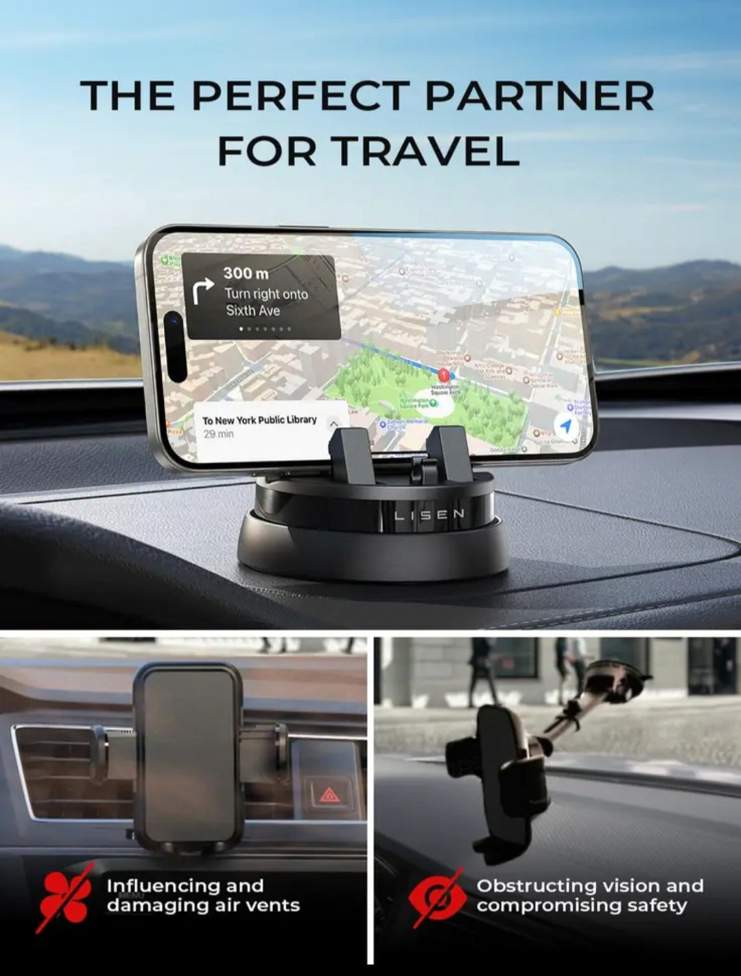 SUPER ROTATABLE PHONE HOLDER