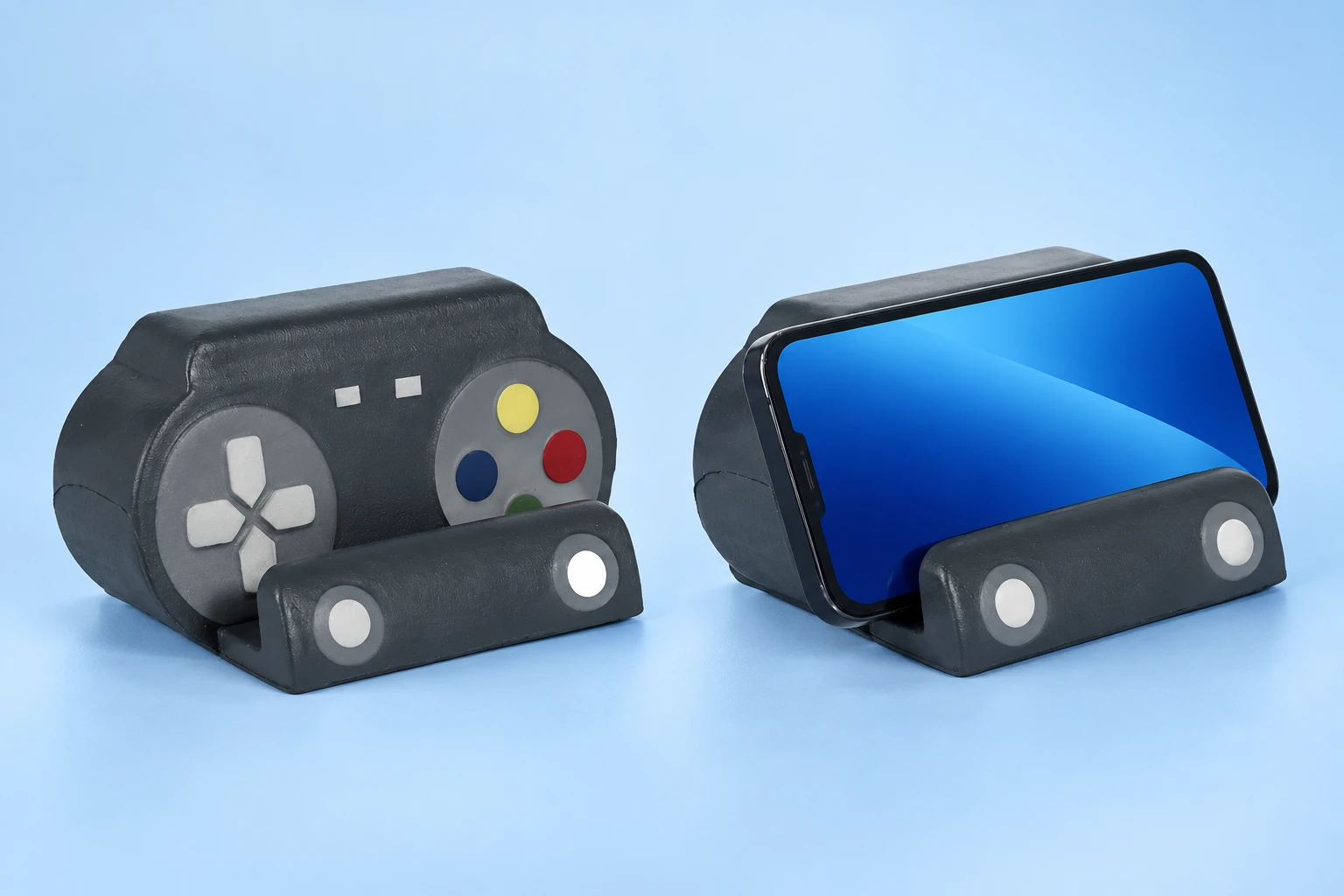 Black Controller Foam Phone Cradle
