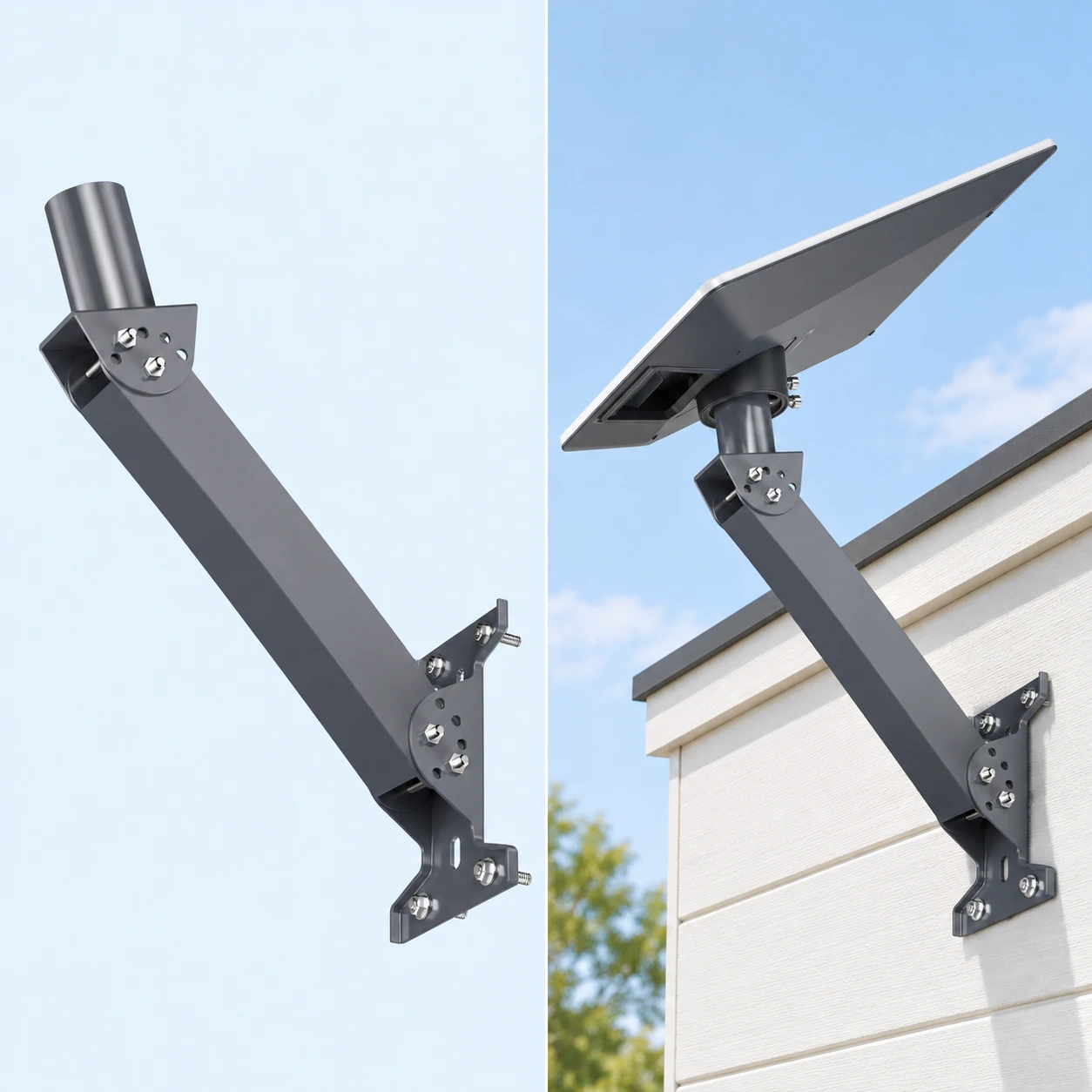 EP-SK0199 Dual-Pivot Rectangular Wall Arm