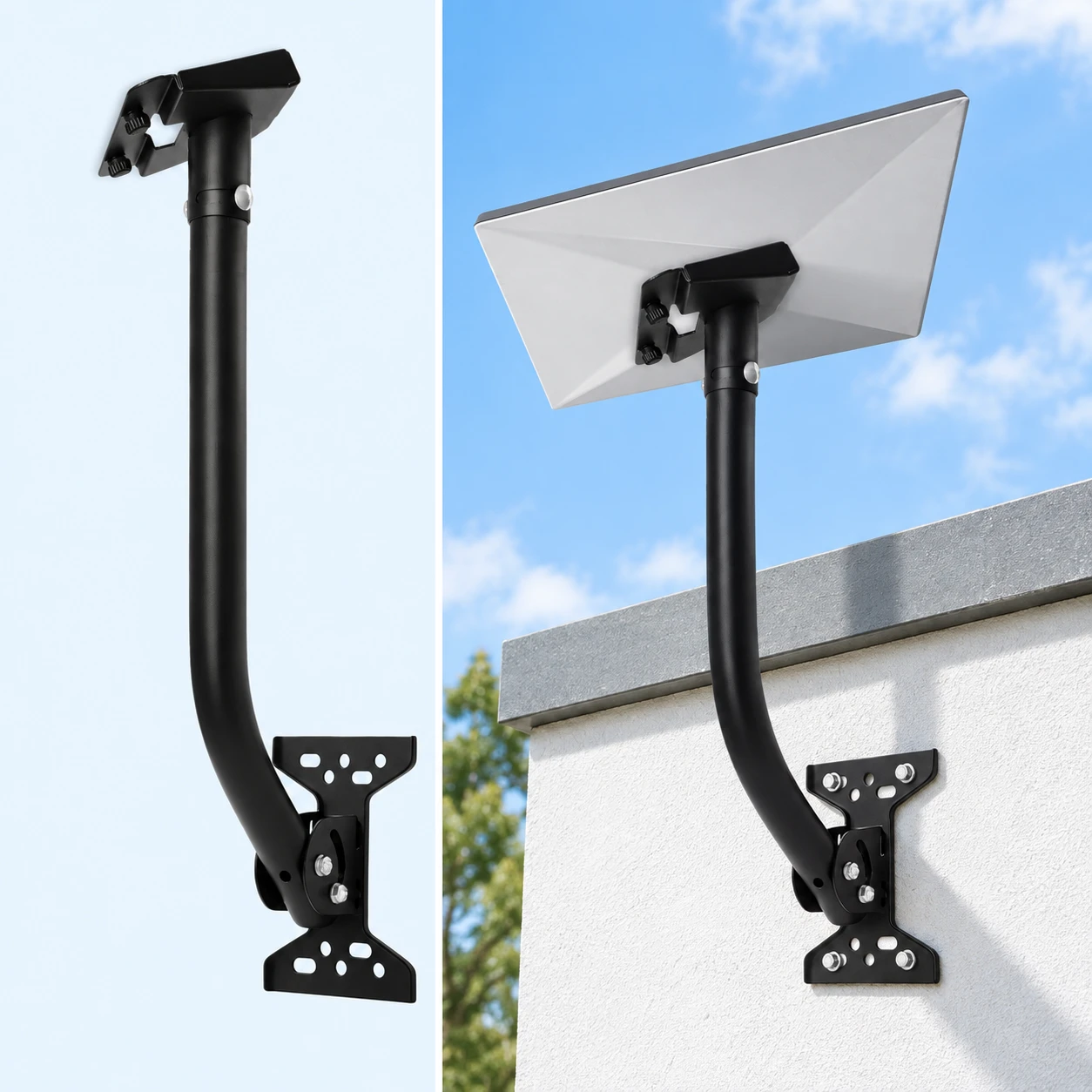 M2024 Dual-Knob J-Wall Mount for Starlink Mini