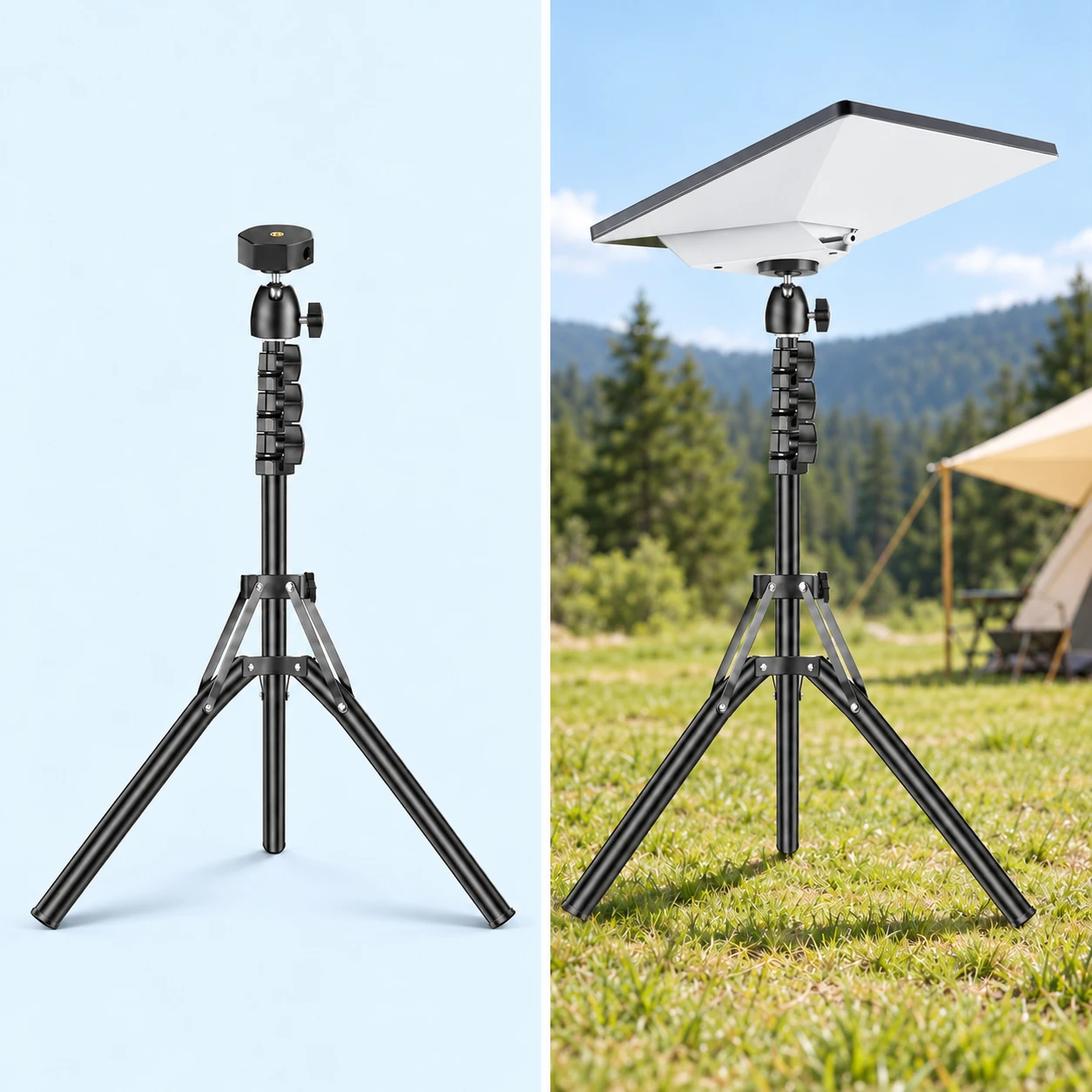 Slim-Leg Flip-Lock Tripod for Starlink Mini