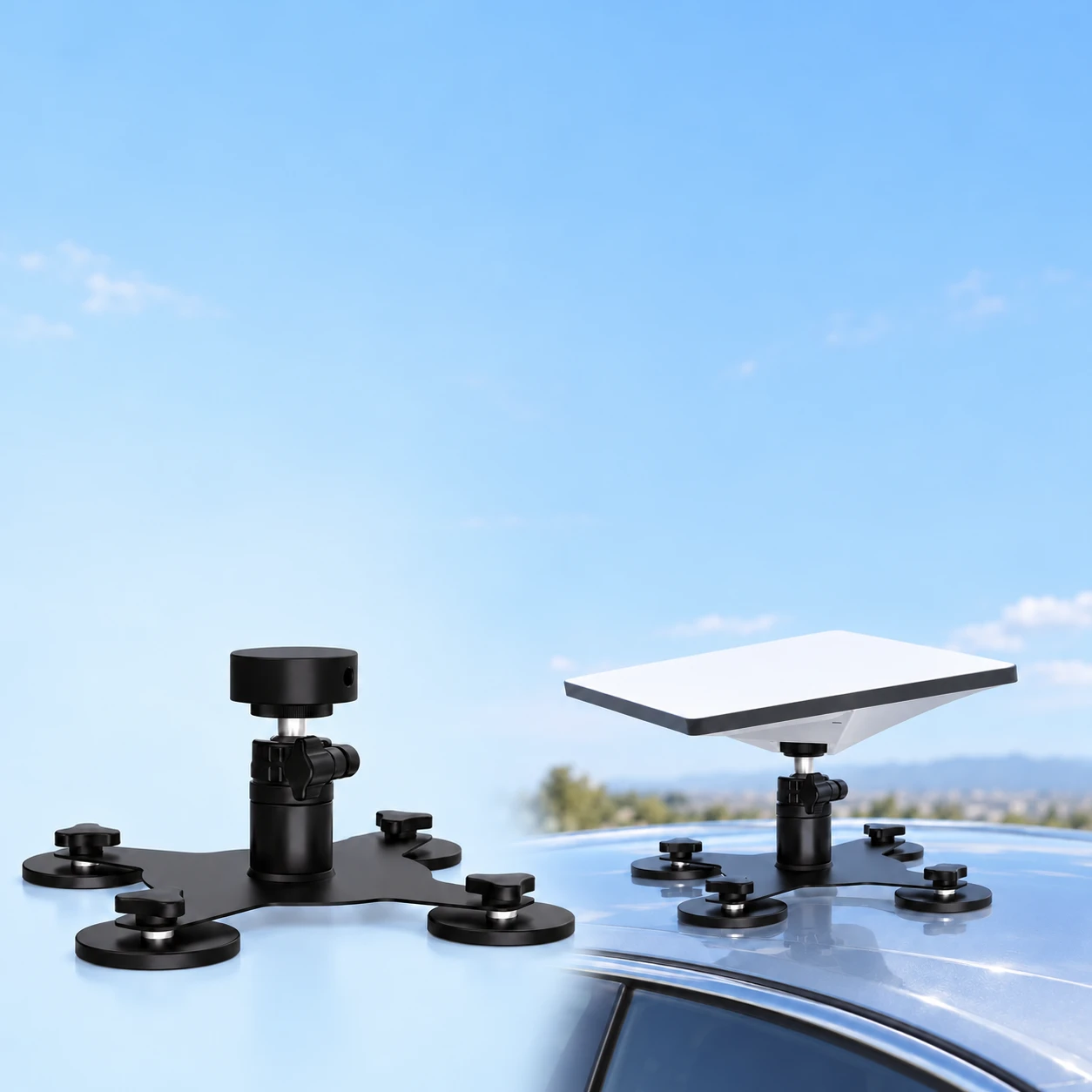 Four-Magnet Ball-Joint Pipe-Insert Kit for Starlink Mini