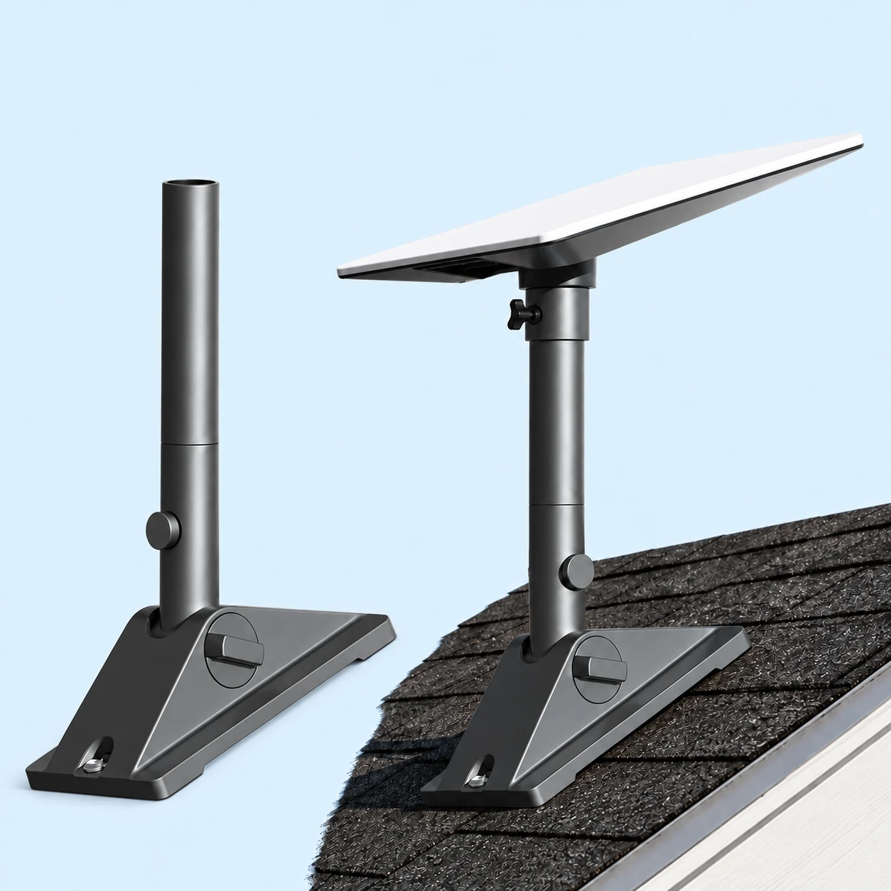 V5 Wedge-Base Roof Pivot Mount and Mast