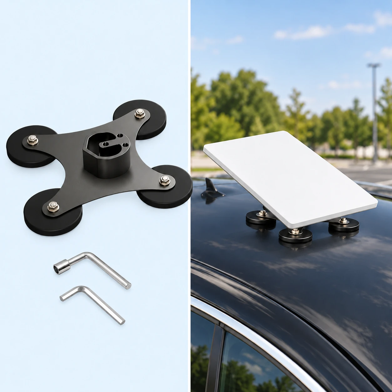 Starlink Mini K03 Four-Arm Magnetic Mounting Plate