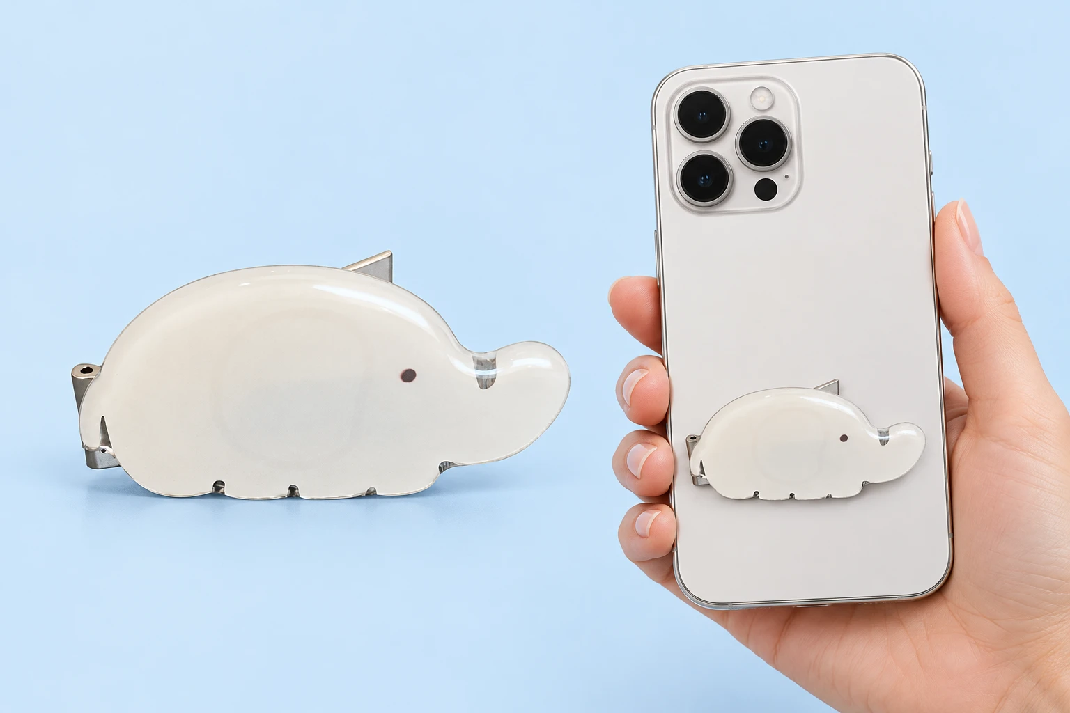 Pale Elephant Metal Folding Phone Kickstand