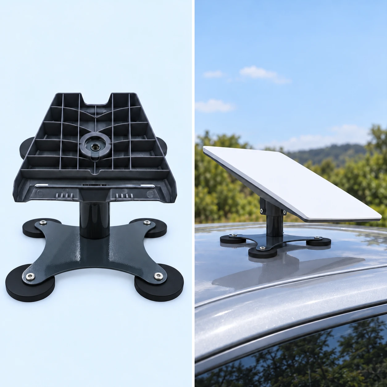 Starlink Gen3 Ribbed-Receiver Four-Magnet Mount