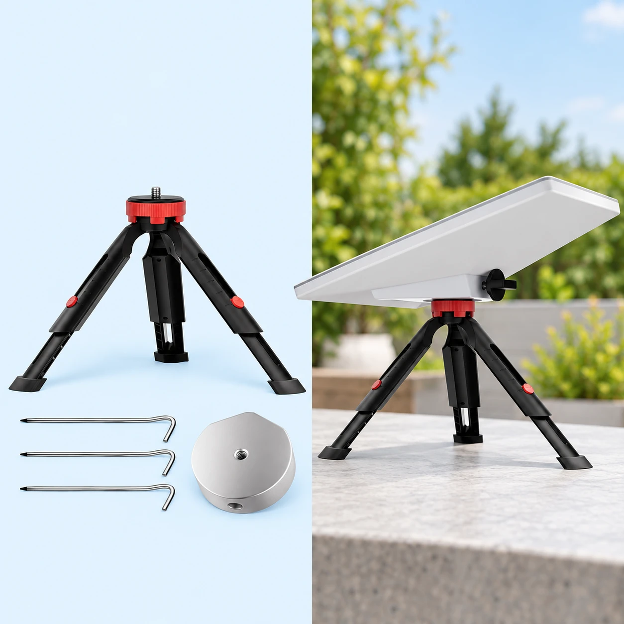 Red-Collar Portable Tripod for Starlink Mini