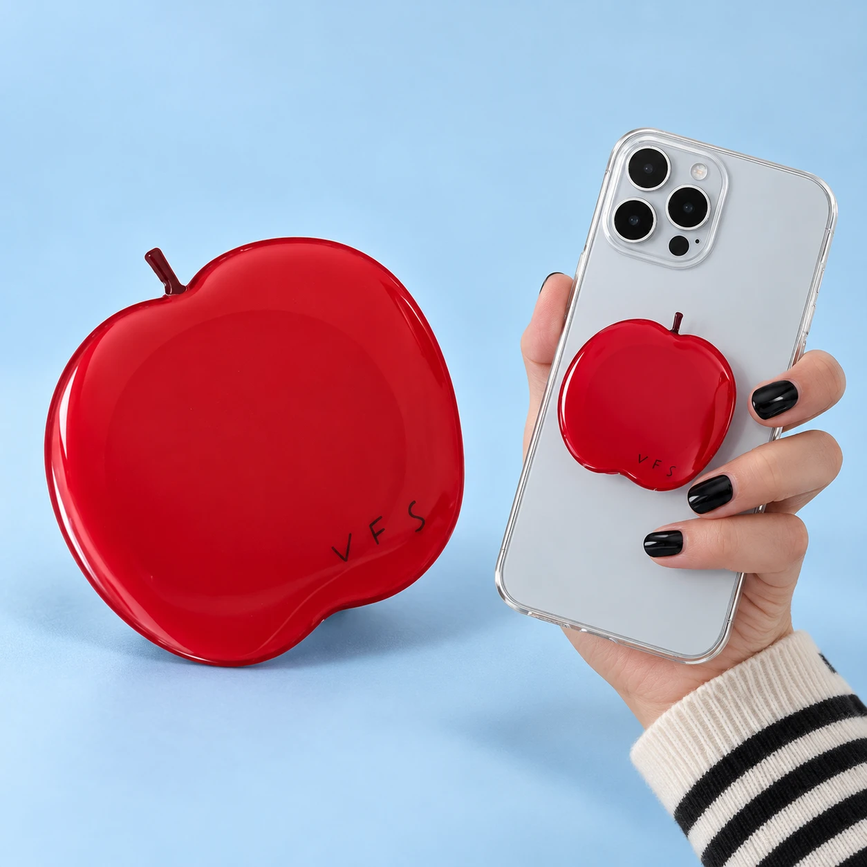 Red Apple Phone Grip