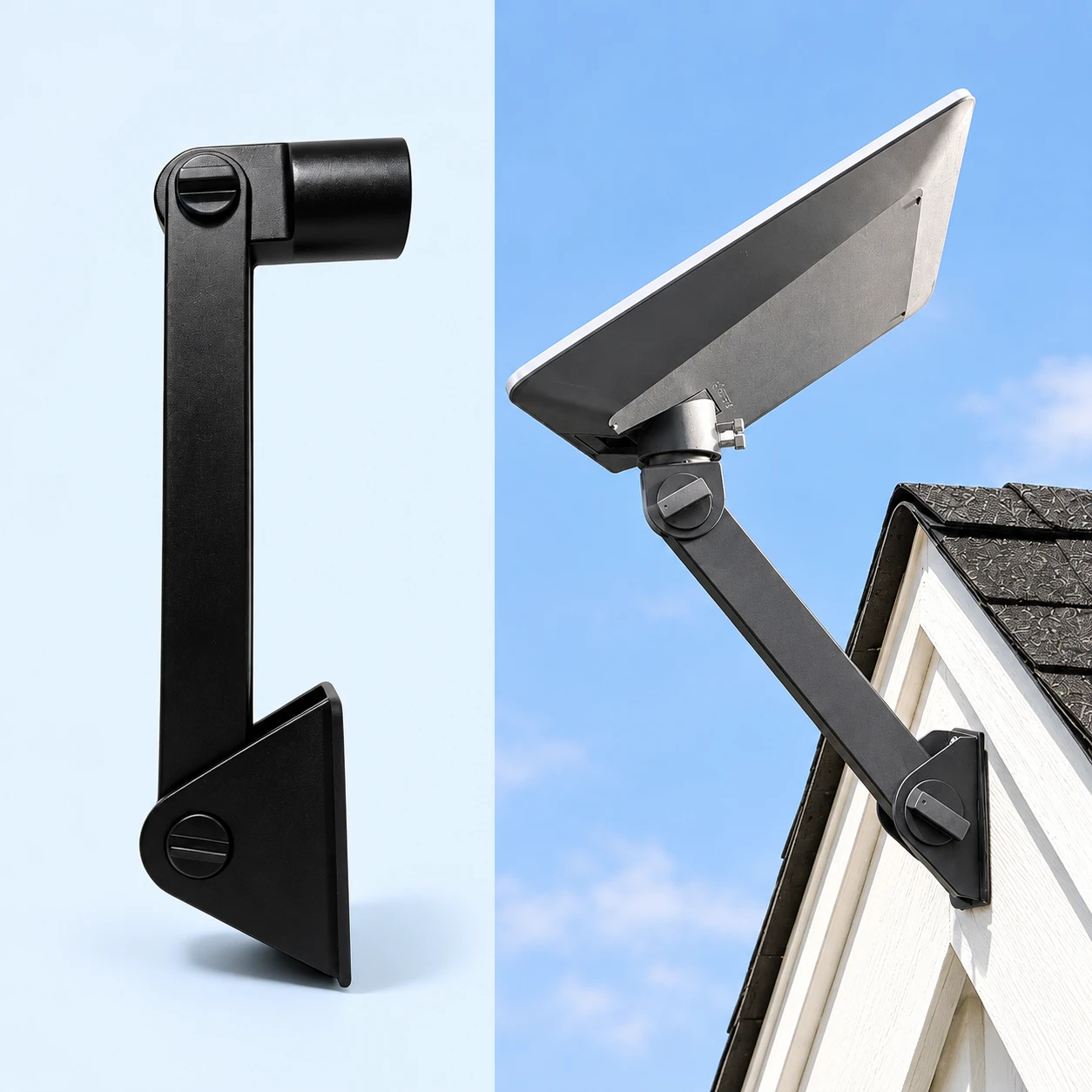 Smooth Dual-Pivot Wall Arm