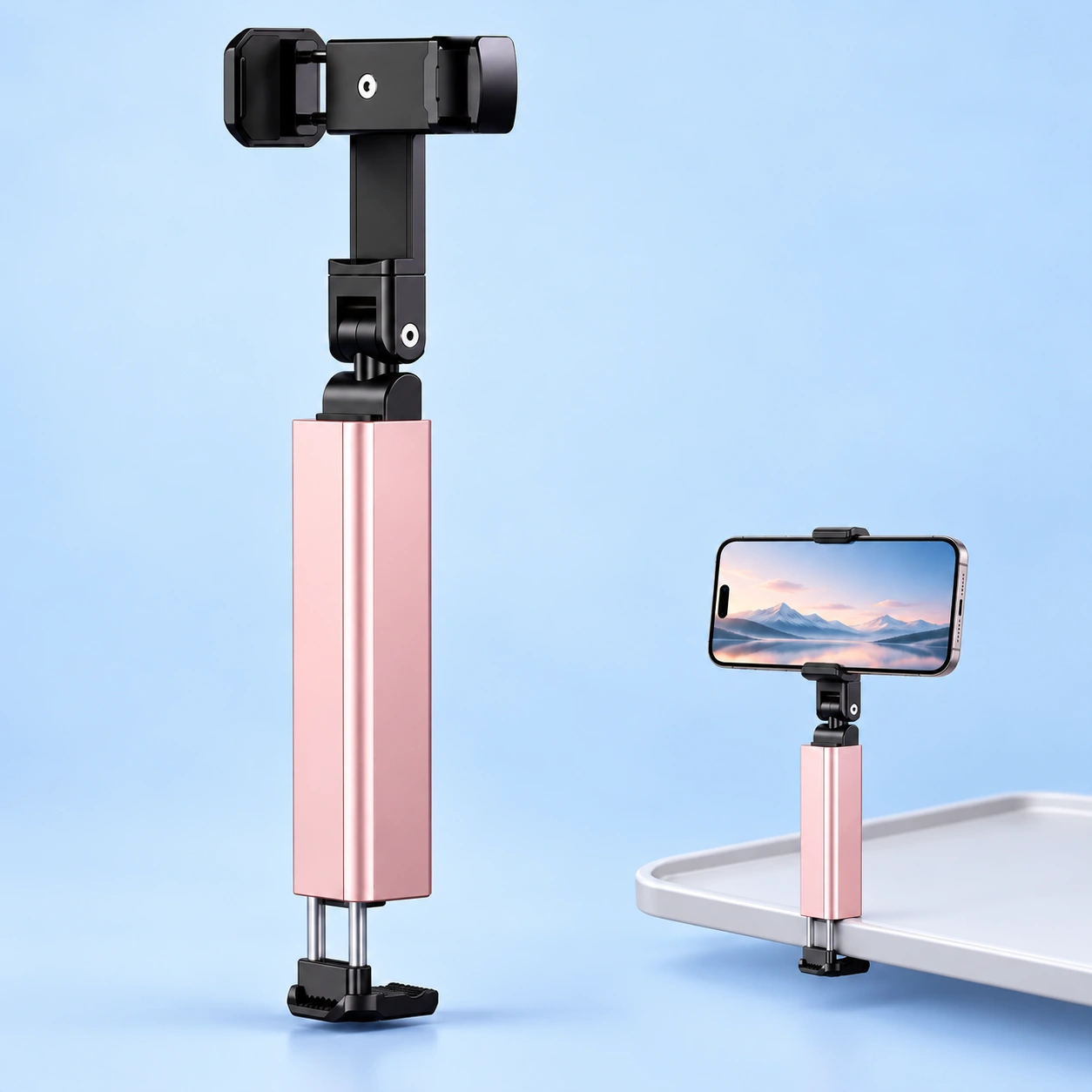 Cherry Blossom Pink Column Travel Phone Clamp