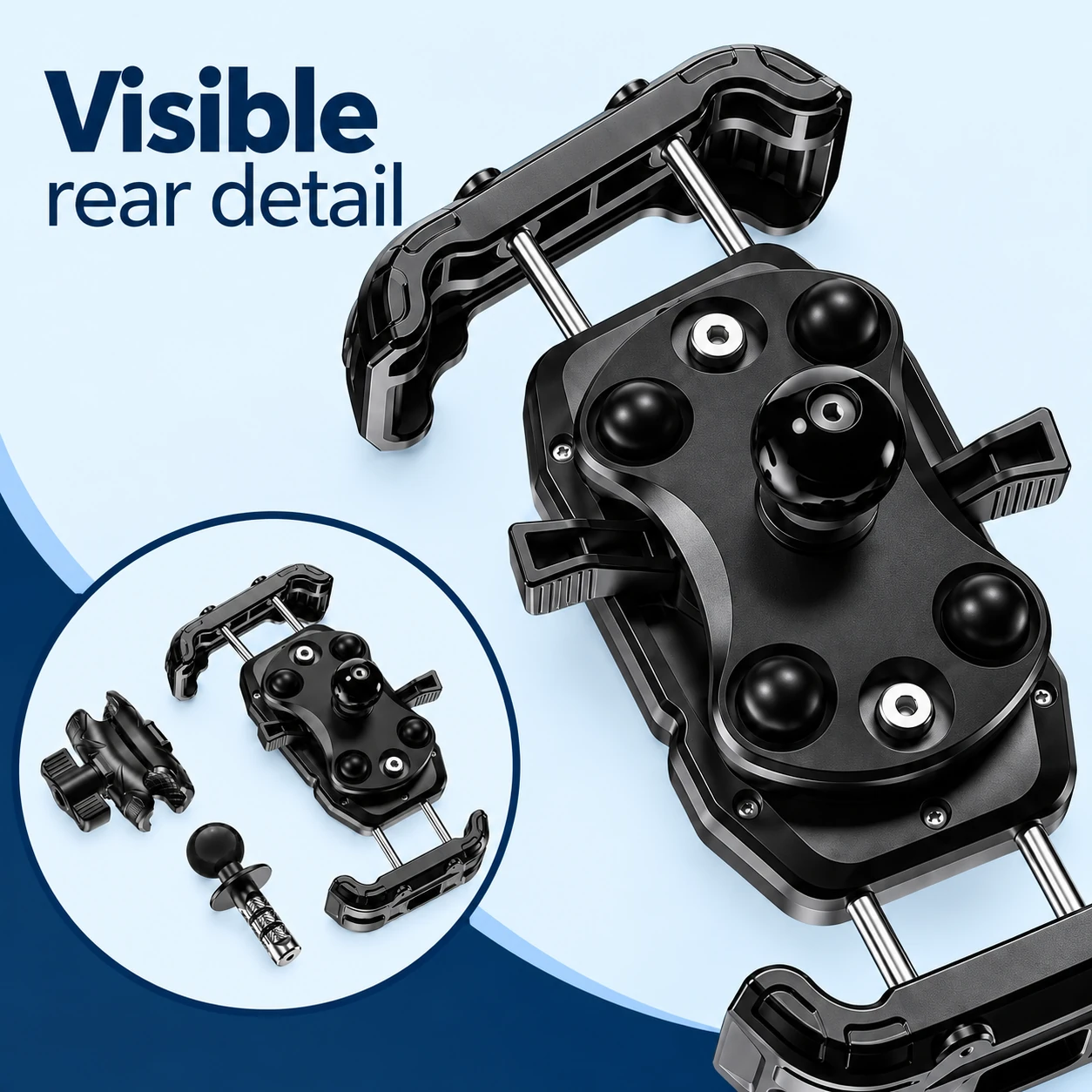 Visible rear support plate detail with full kit inset