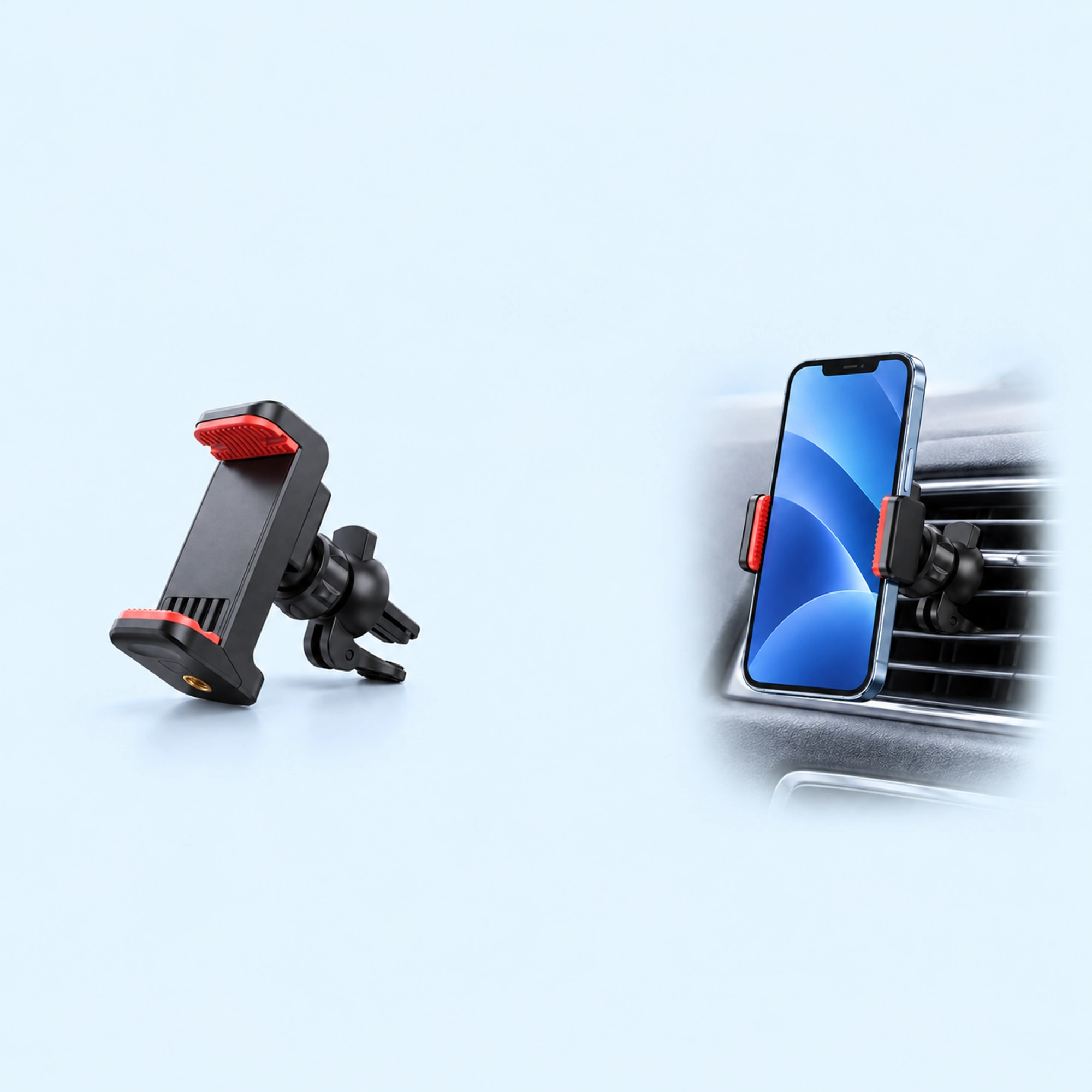 Red-Pad Compact Vent Phone Clip