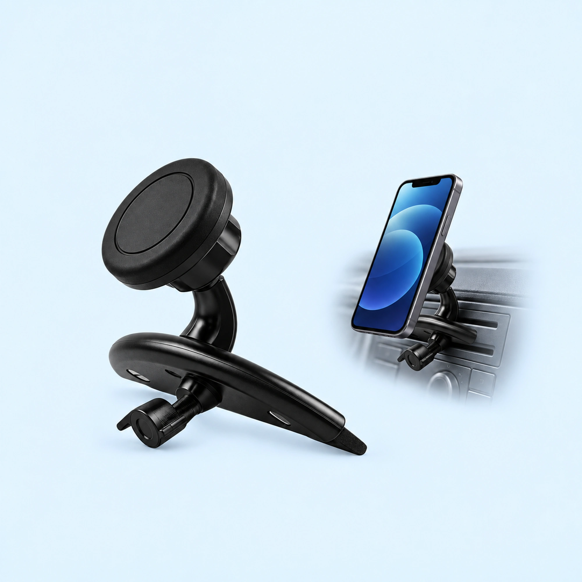 Magnetic CD Slot Car Phone Mount photo