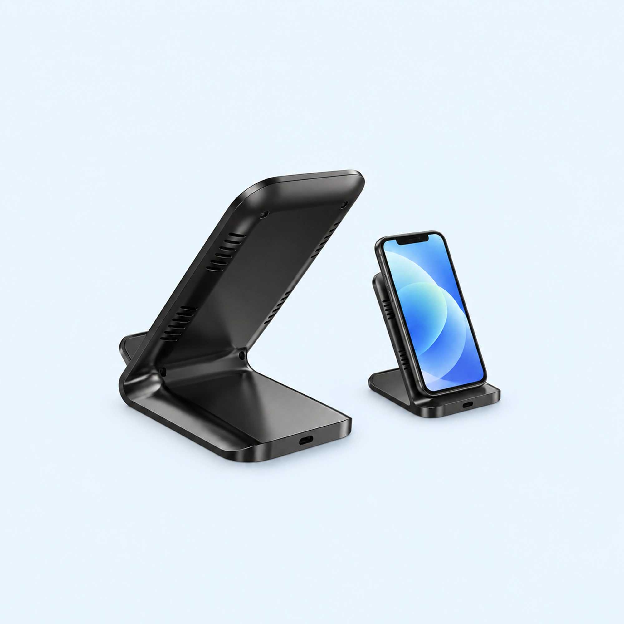 Desktop Wireless Charging Phone Stand photo
